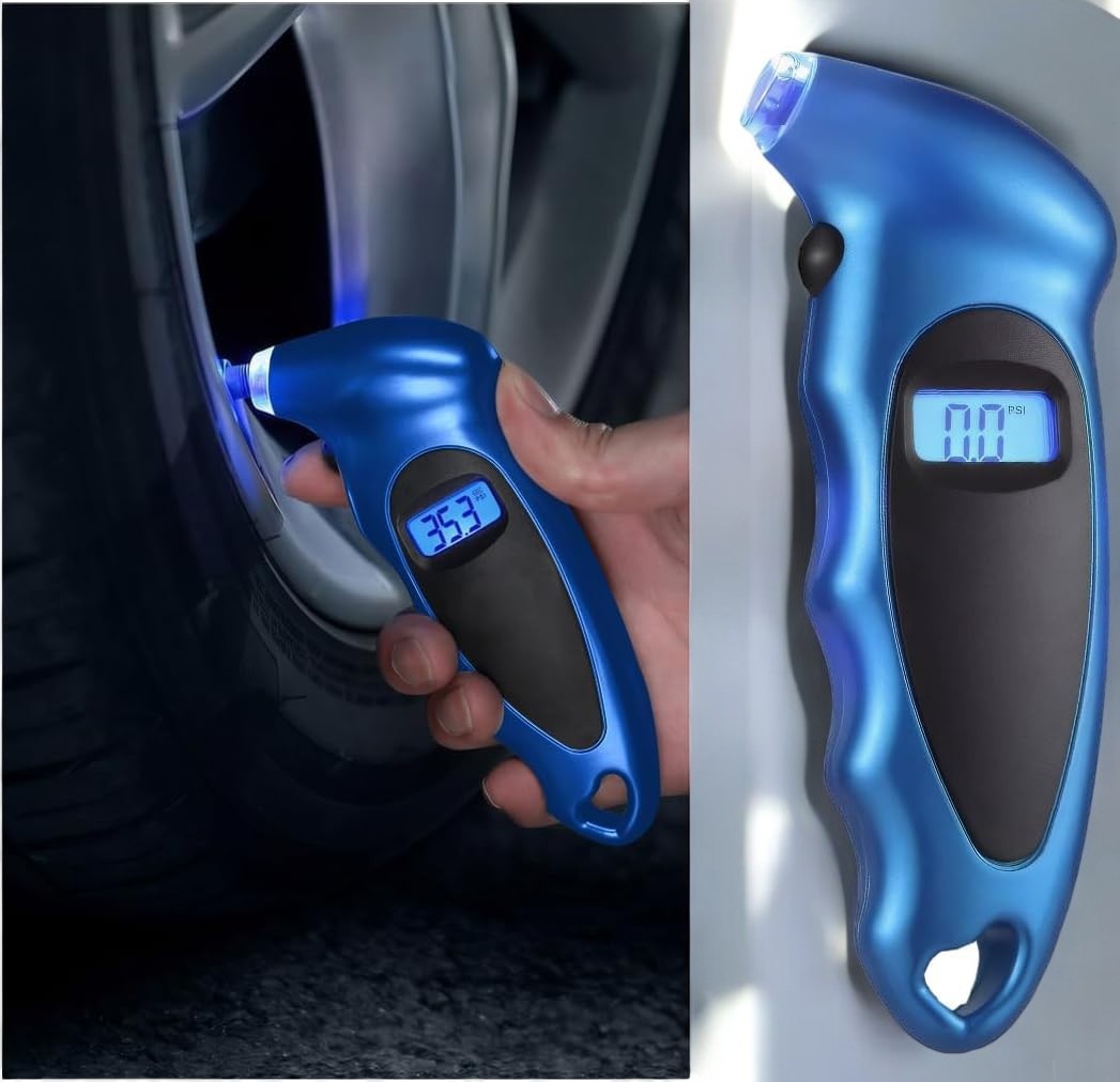 Manomètre Pression Pneu - AutoTireCheck™ - TG205 Bleu