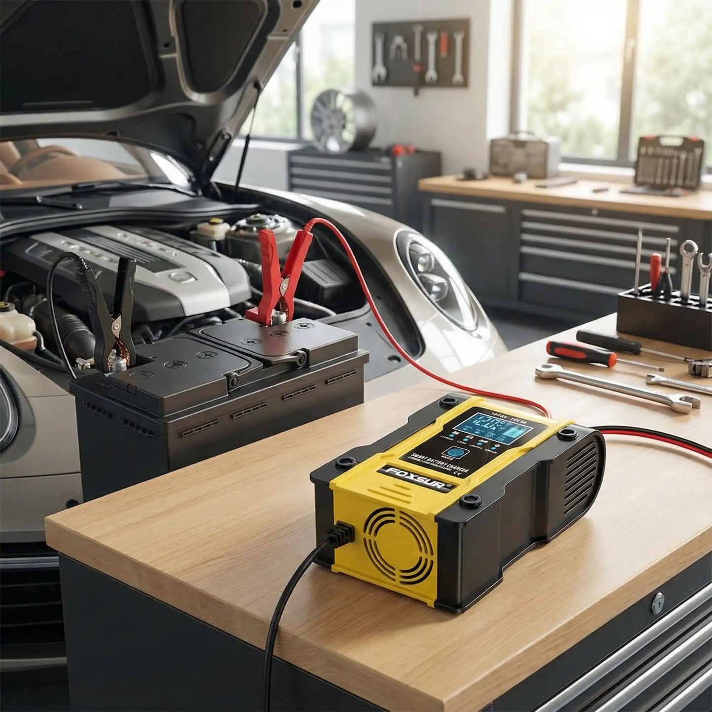 Chargeur de batterie intelligent pour voiture | EnergyBoost