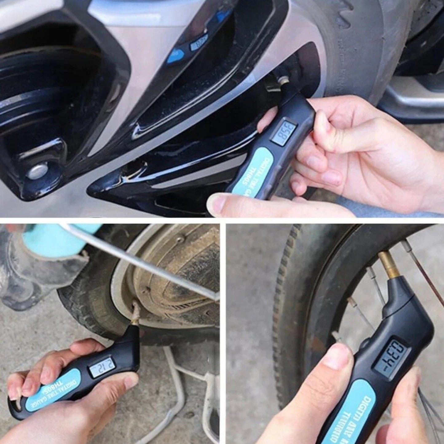 Manomètre Pression Pneu - AutoTireCheck™  - TG105 Noir