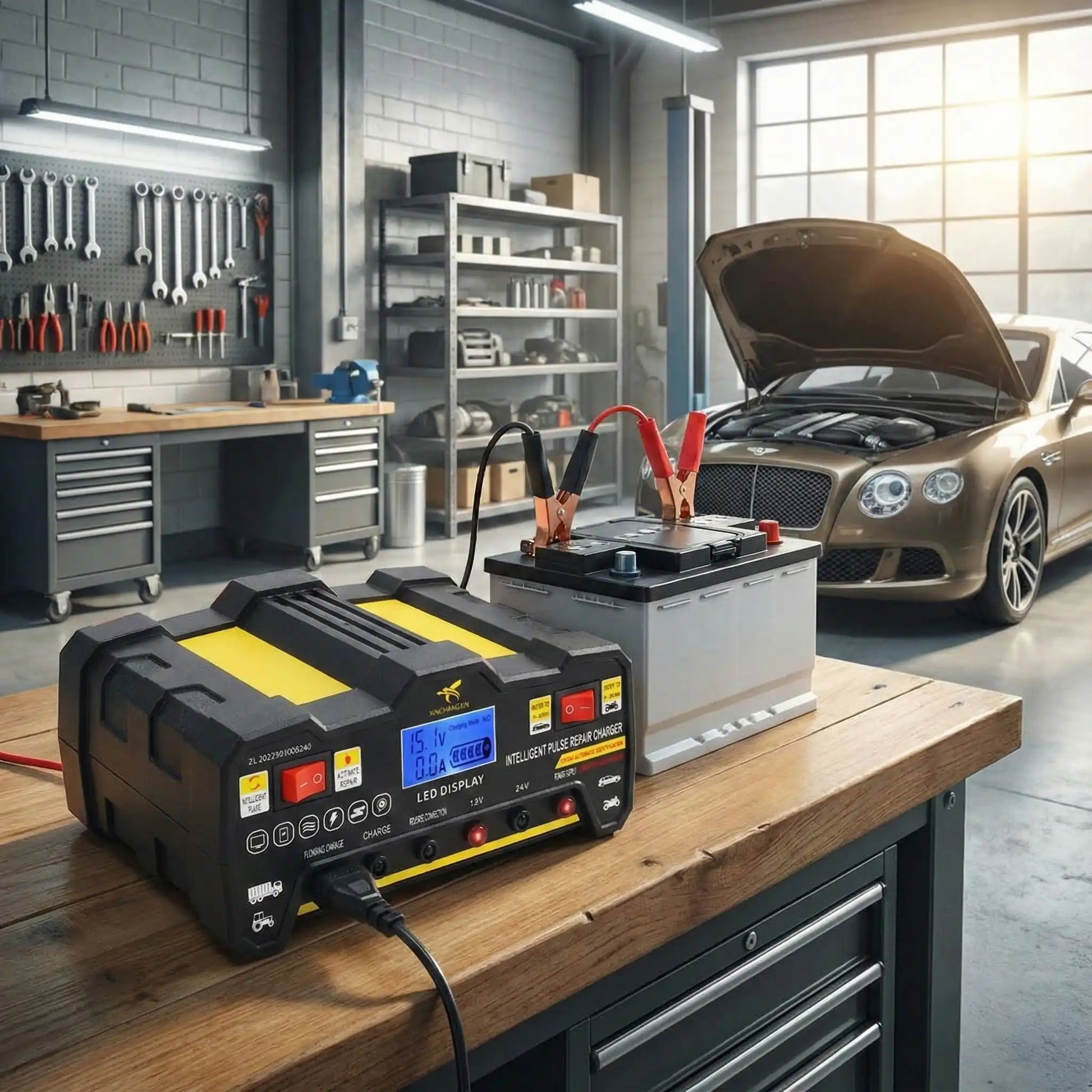Technologie de charge rapide 600W pour batterie voiture 12V 24V recharge 40% plus rapide