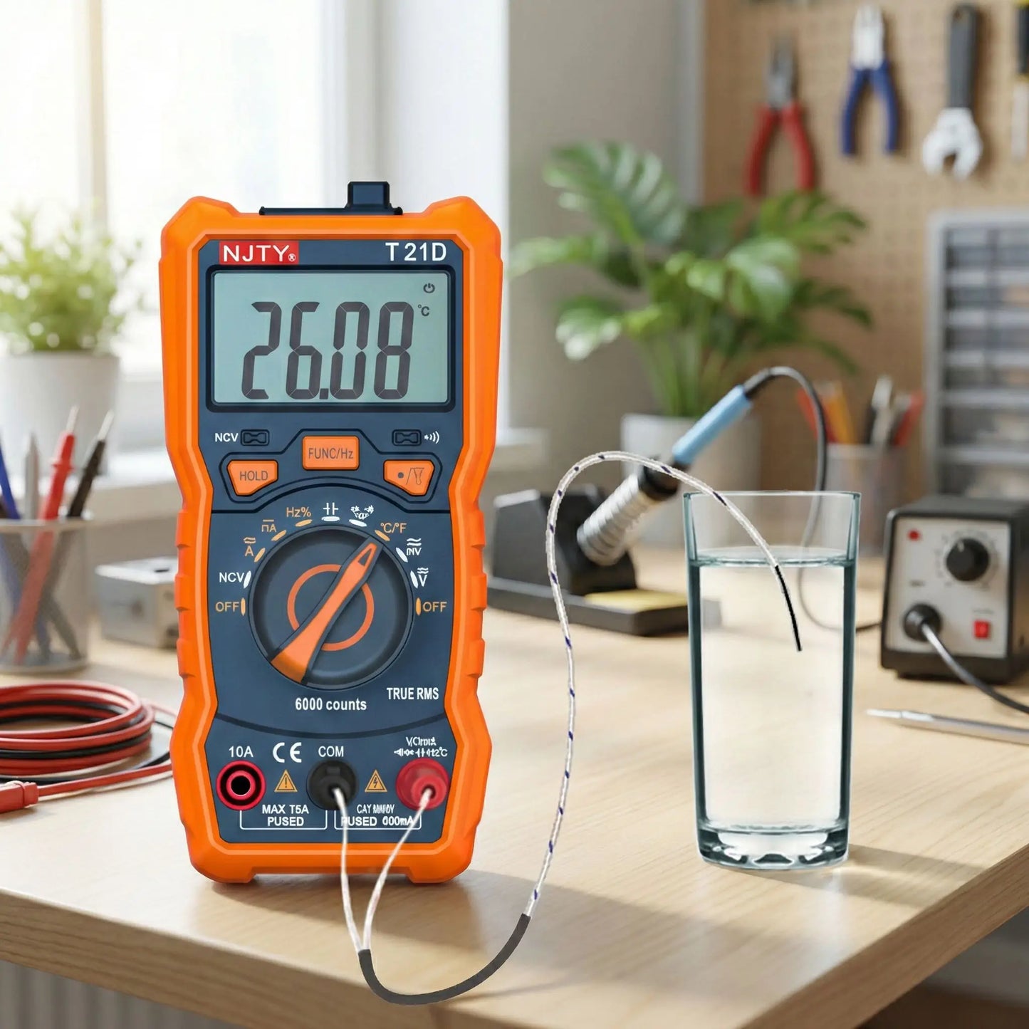 Multimètre auto PrecisionPlus mesure de résistance et contrôle de fusible sur circuit électrique automobile pour diagnostic de panne