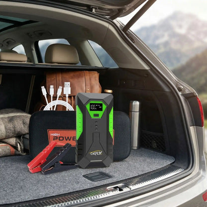 Booster batterie voiture 3000A PowerStart spécifications techniques démarreur portable 12V courant de démarrage et capacité