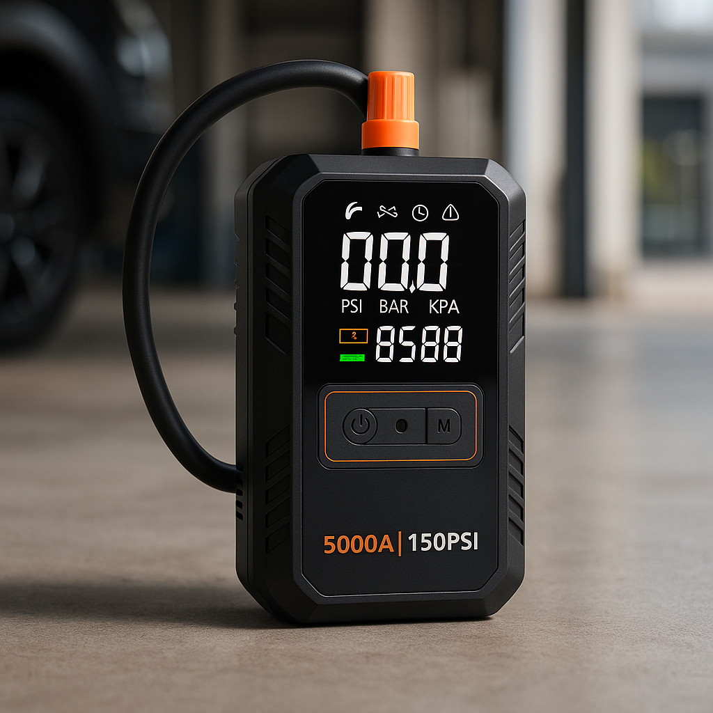 Booster batterie voiture 4-en-1 ports USB pour recharge smartphone et appareils électroniques
