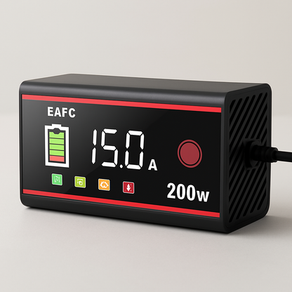 Chargeur batterie auto 15A Smartpower connexion bornes crocodile