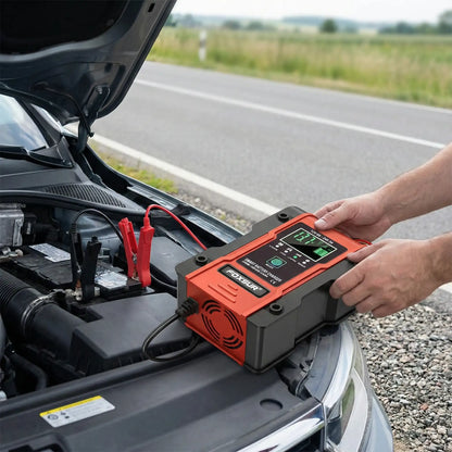 Chargeur batterie intelligent 6A EnergyBoost mode désulfatation et réparation batterie voiture

