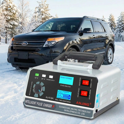Chargeur batterie voiture 30A intelligent mode hivernal pour démarrage par temps froid