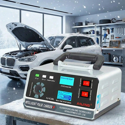 chargeur batterie voiture auto puissant ecran lcd