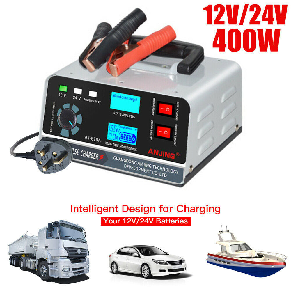 chargeur batterie voiture auto puissant