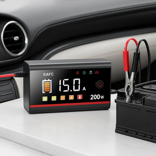 Chargeur de batterie voiture intelligent Smartpower 12V 8A-15A vue principale