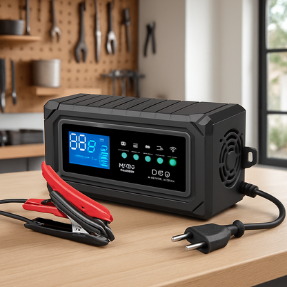 chargeur de batterie intelligent pour voiture position horizontale