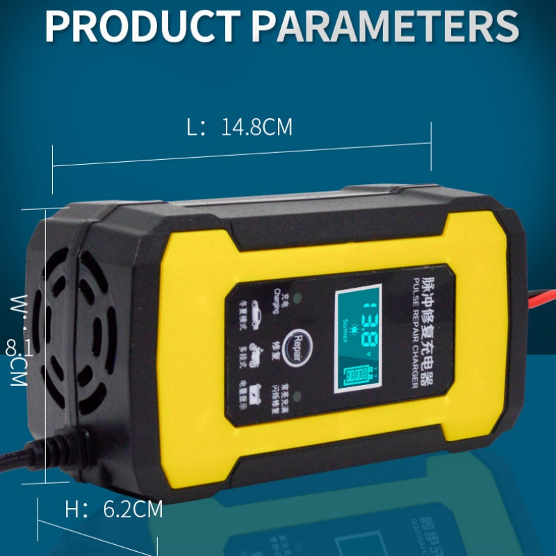 chargeur de batterie pour voiture oeuvre invntive vue dimesionnelle