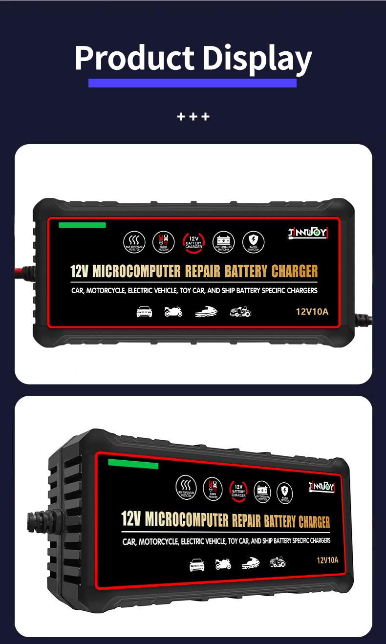 chargeur de batterie pour voiture technologie impulsive presentation produit