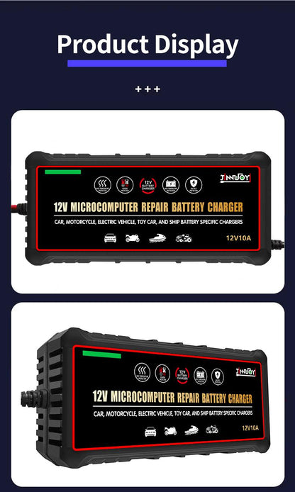 chargeur de batterie pour voiture technologie impulsive presentation produit