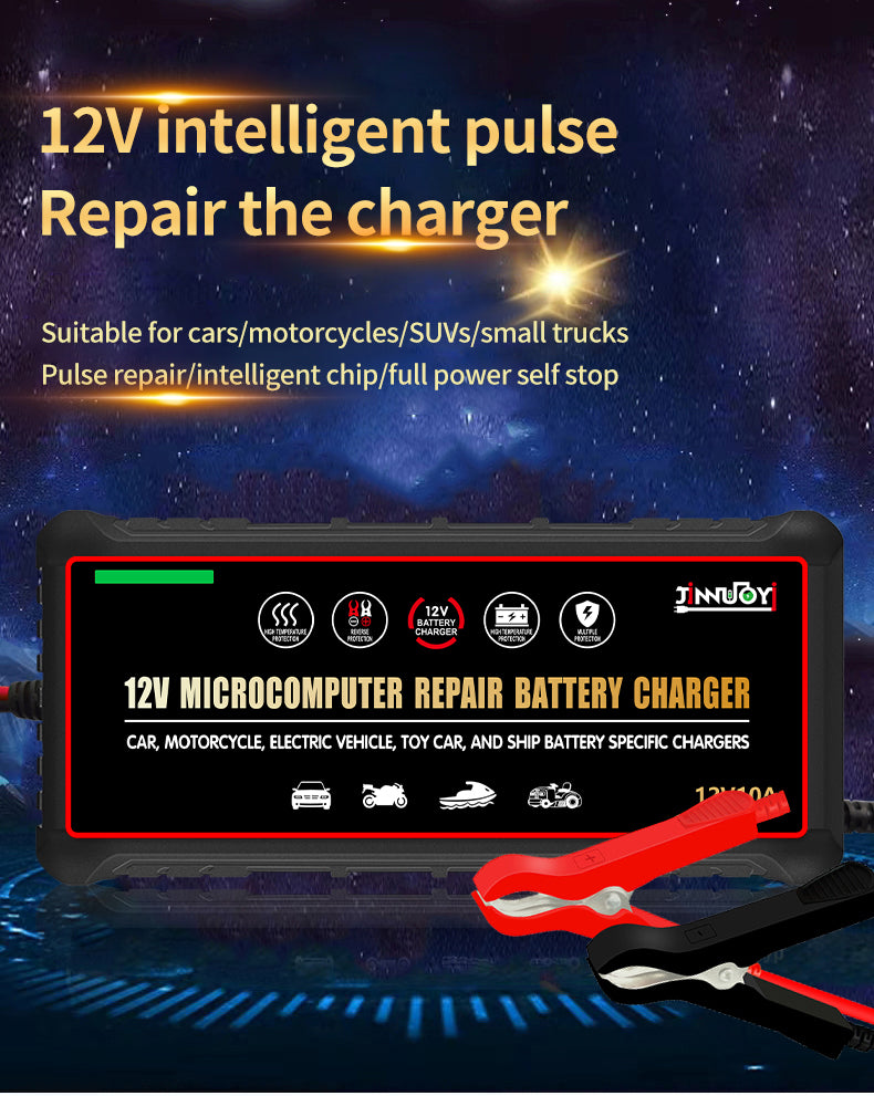 chageur de batterie pour voiture technologie impulsive reparatrice