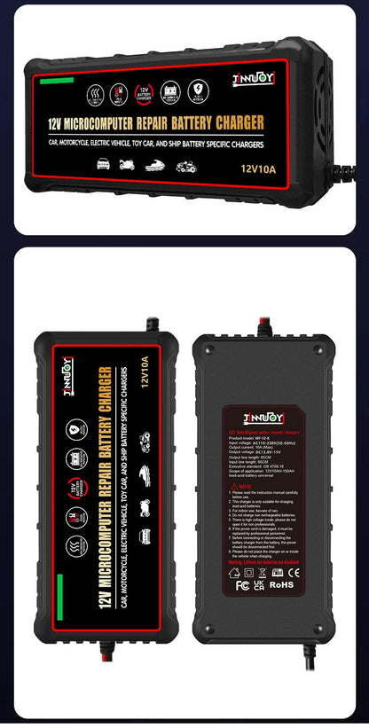 chargeur de batterie pour voiture technologie impulsive vue multi faciale