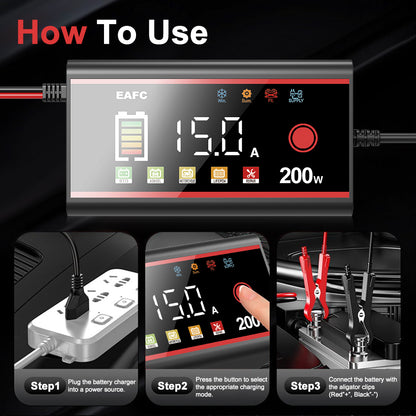chargeur de batterie pour voiture universel boitier ignifuge mode emploi