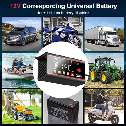 chargeur de batterie pour voiture universel douze volte quinze a max