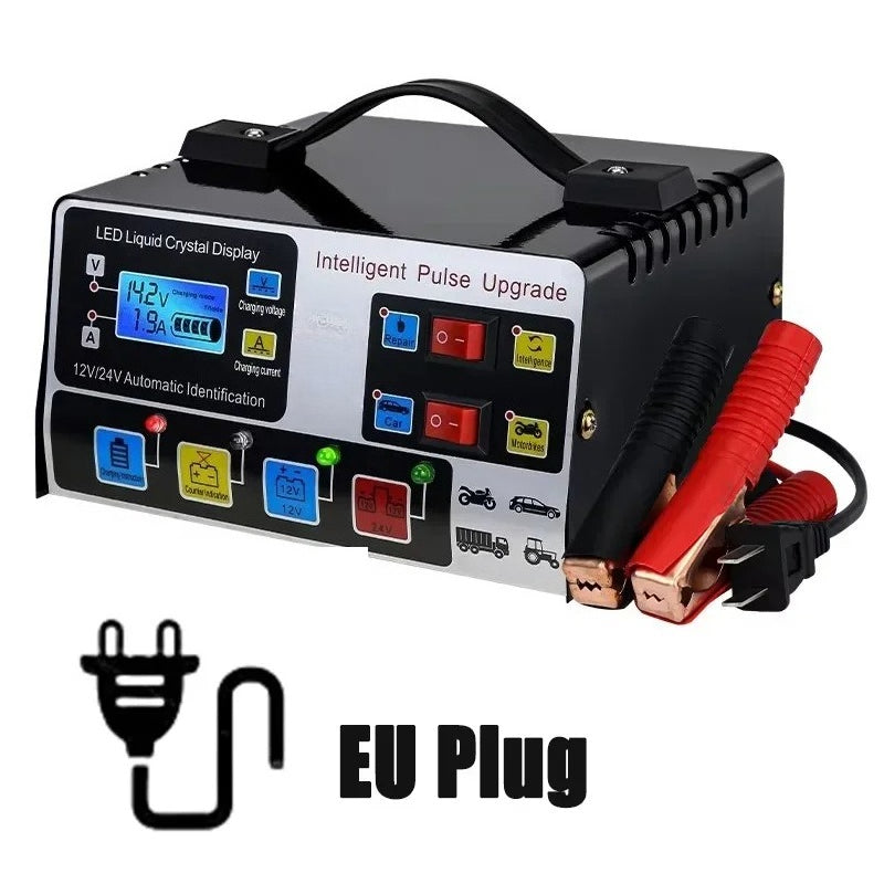 chargeur de batterie voiture boost energie prise europeenne