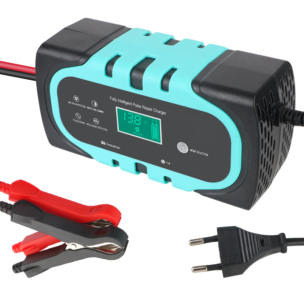 chargeur batterie voiture impulsion intelligente cable charge alimentation