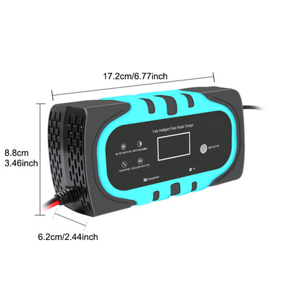 chargeur batterie voiture impulsion intelligente perspective spatiale