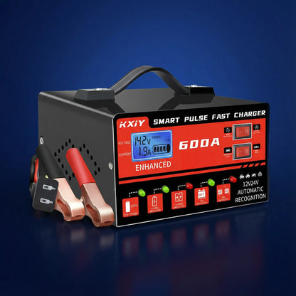 Chargeur de batterie voiture intelligent – Charge rapide et diagnostic automatique 12V 24V