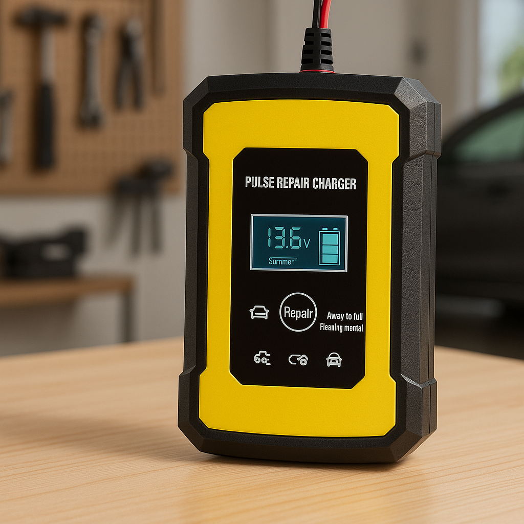 Chargeur réparation auto 12V/6V 6A modes de charge automatiques
