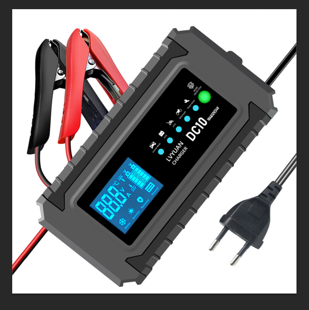 chargeur voiture batterie sauveur auto reparant cables alimentation charge