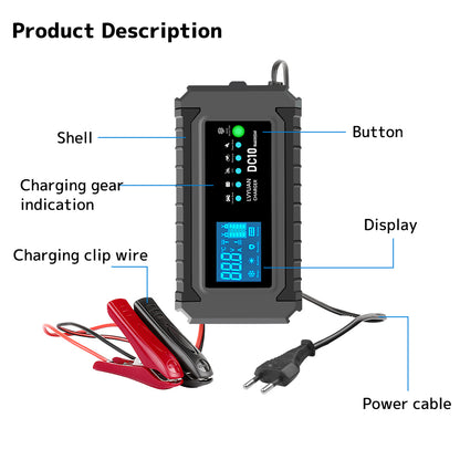 chargeur voiture batterie sauveur auto reparant description produit