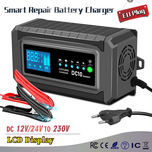 chargeur voiture baterie sauveur auto reparant