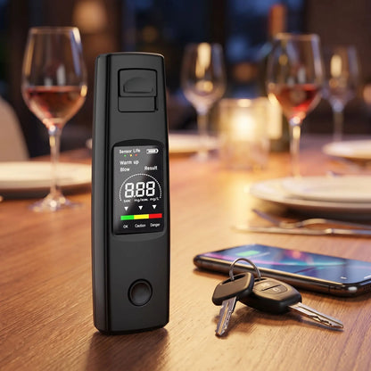 Port de recharge USB-C éthylomètre WLP-08 batterie 200mAh