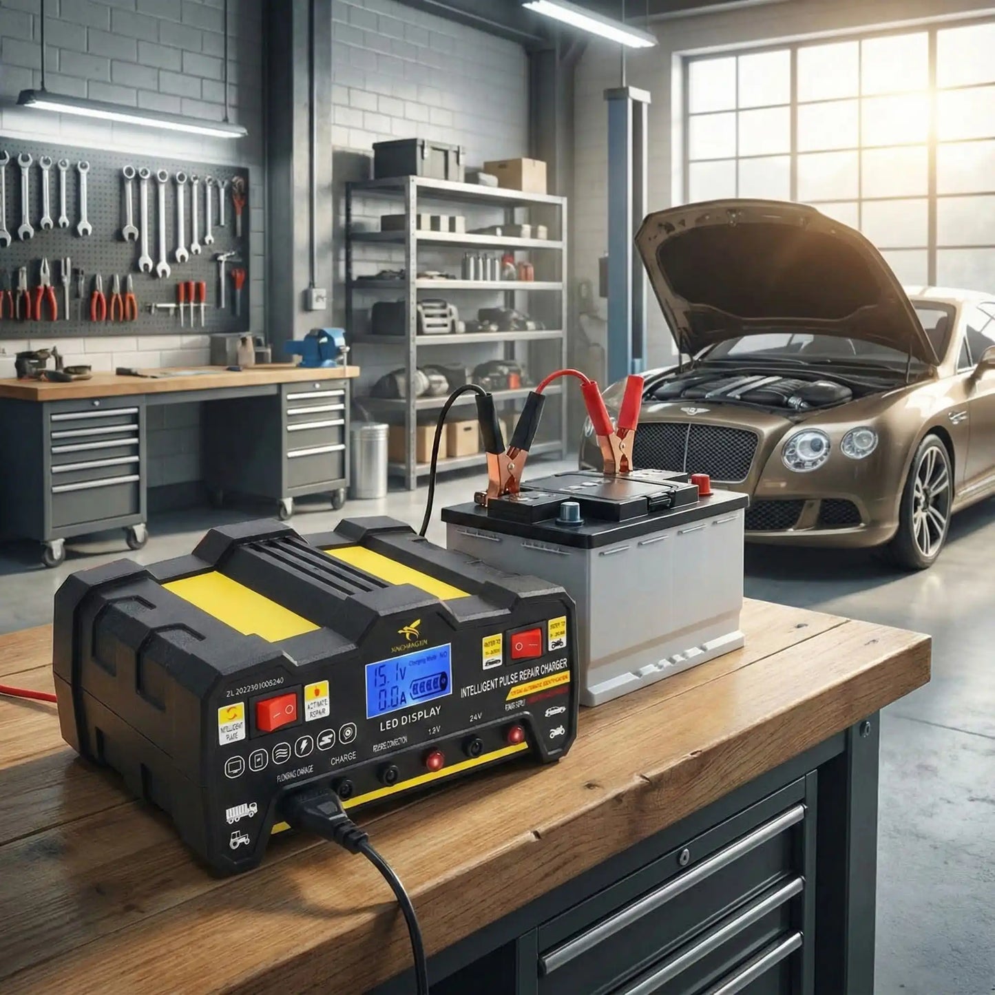 Chargeur de batterie voiture | sauvetage intelligent