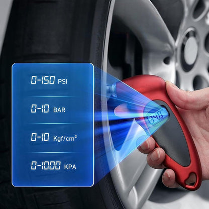 Jauge pression pneu TG205 connexion valve voiture moto vélo