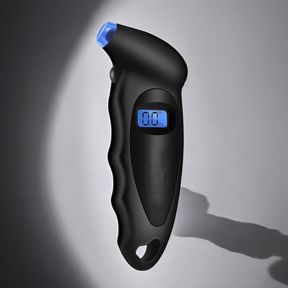 Manomètre Pression Pneu Digital TG205 Noir – LCD Rétroéclairé 4 Unités PSI BAR KPA