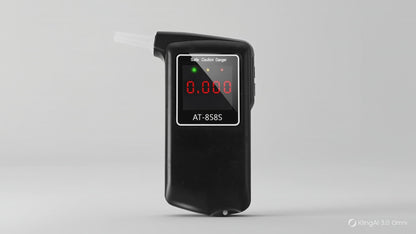 Éthylomètre numérique professionnel AT-858S – démonstration alcootest digital résultats en 5 secondes
