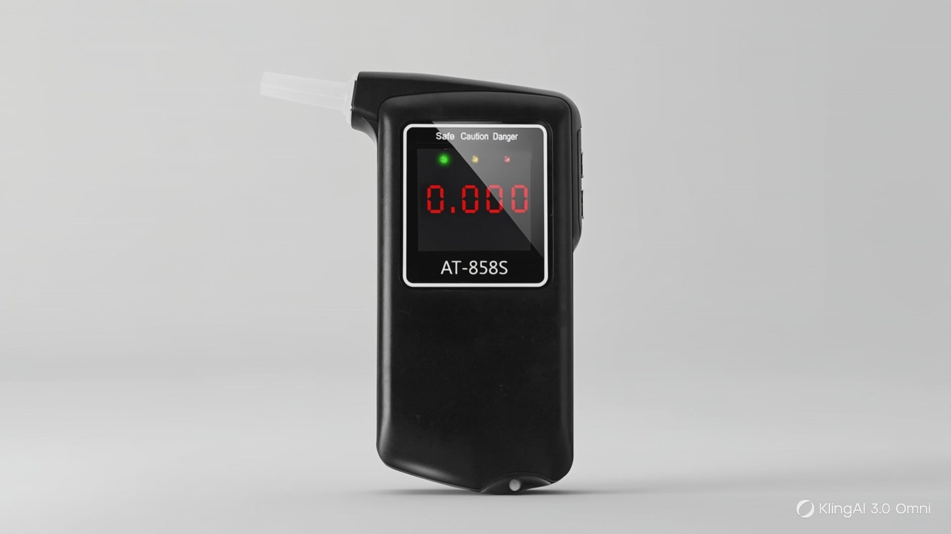 Éthylomètre numérique professionnel AT-858S – démonstration alcootest digital résultats en 5 secondes
