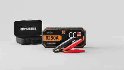 Booster Batterie Voiture 6250A 30000mAh | Démarreur Secours 12V