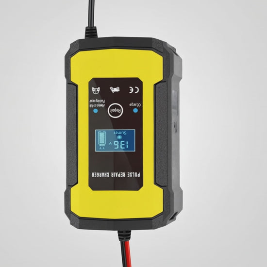 Chargeur de batterie voiture intelligent 12V/6V 6A - Chargeur automatique avec réparation de batterie pour voiture et moto - Complement Auto