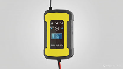 Chargeur de batterie voiture intelligent 12V/6V 6A - Chargeur automatique avec réparation de batterie pour voiture et moto - Complement Auto