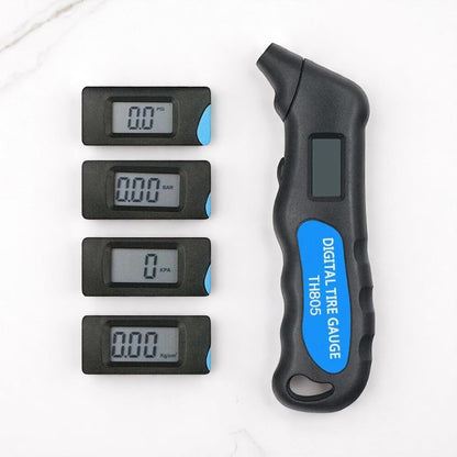 Testeur pression pneu TG105 noir 4 unités PSI BAR KPA KGF, arrêt automatique